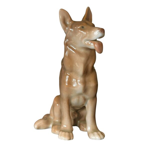 Bing & Grondahl Hand-Painted Porcelain German Shepherd Dog - Picture 3 of 7